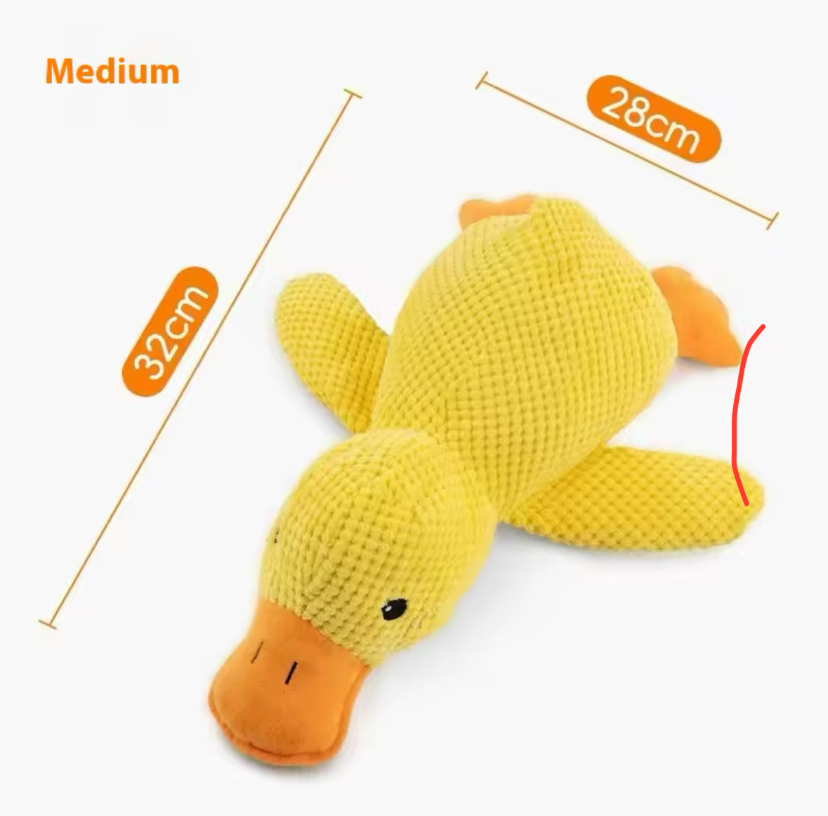 Quack, Squeak, Play – Plush Duck Dog Toy!