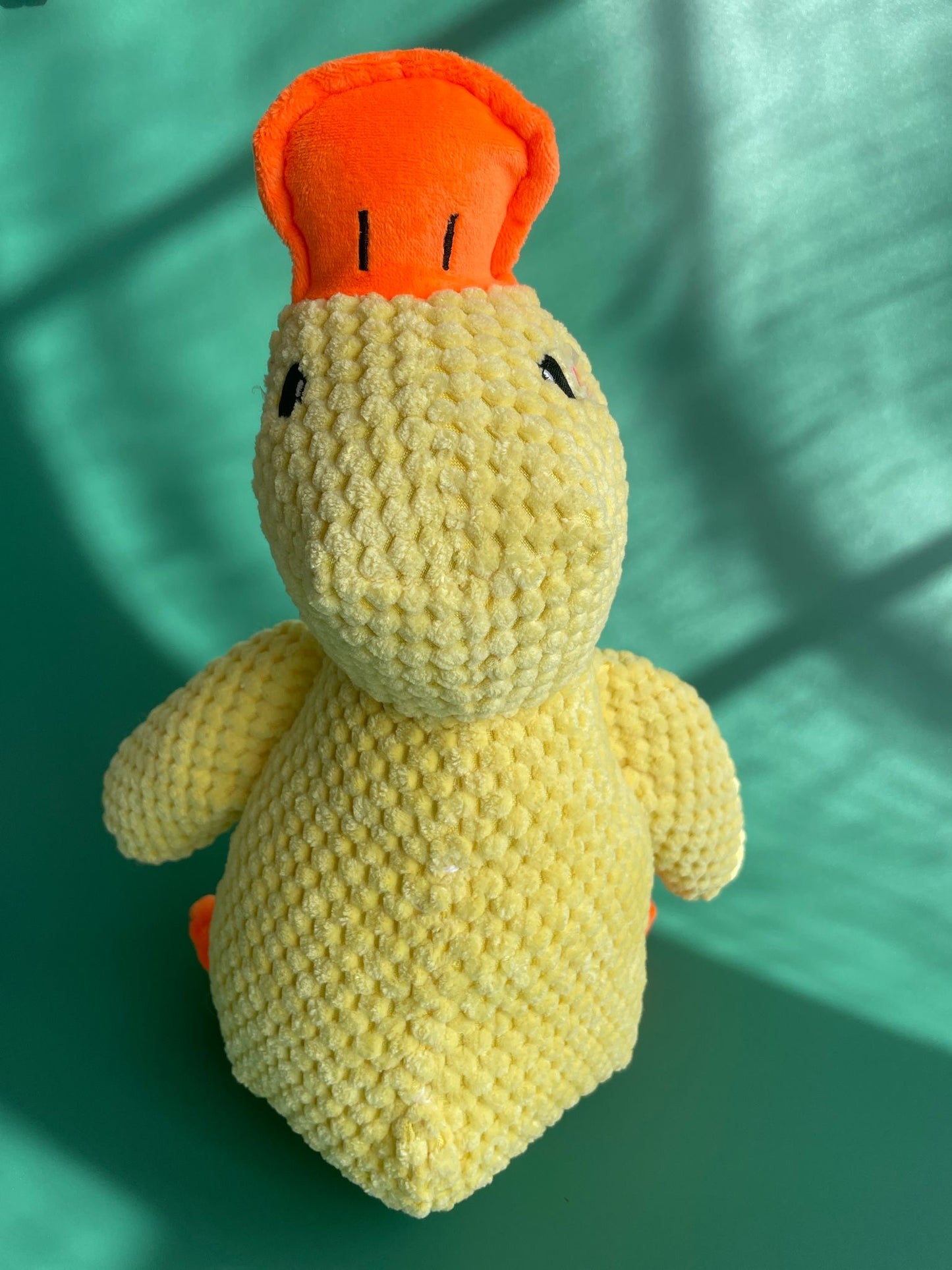 Quack, Squeak, Play – Plush Duck Dog Toy!