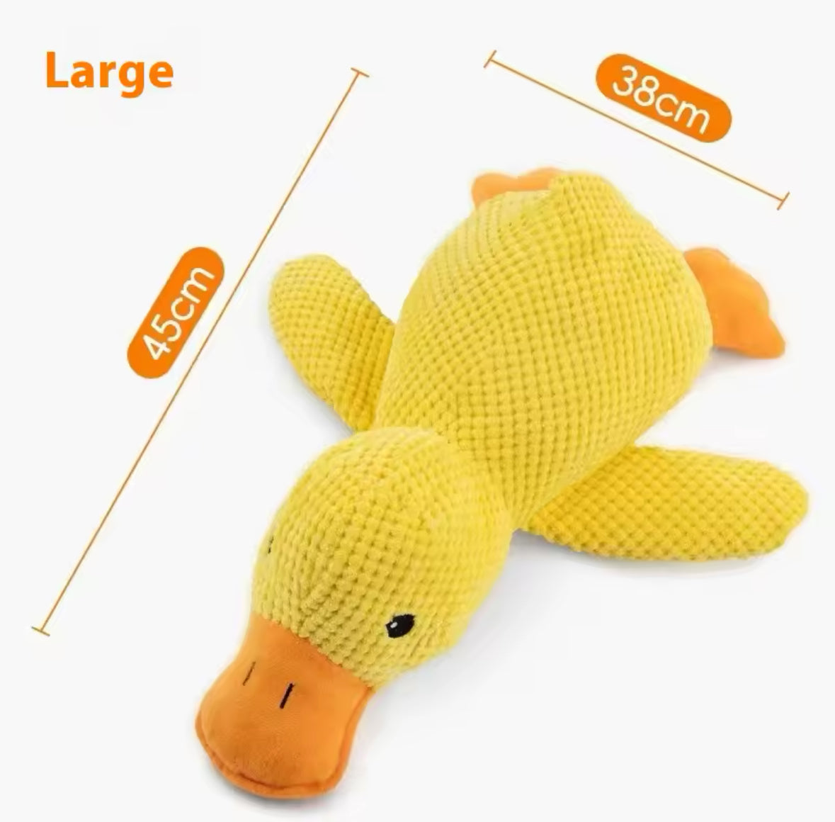 Quack, Squeak, Play – Plush Duck Dog Toy!