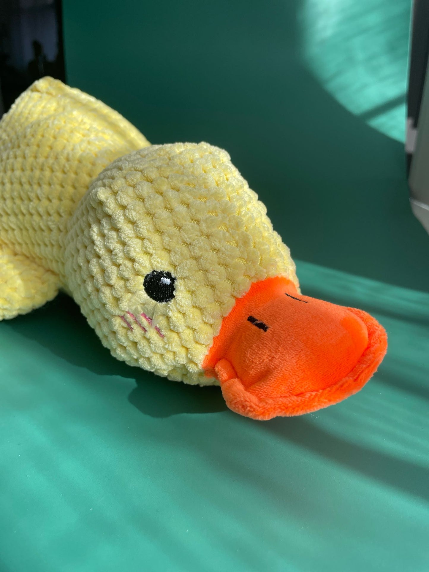 Quack, Squeak, Play – Plush Duck Dog Toy!