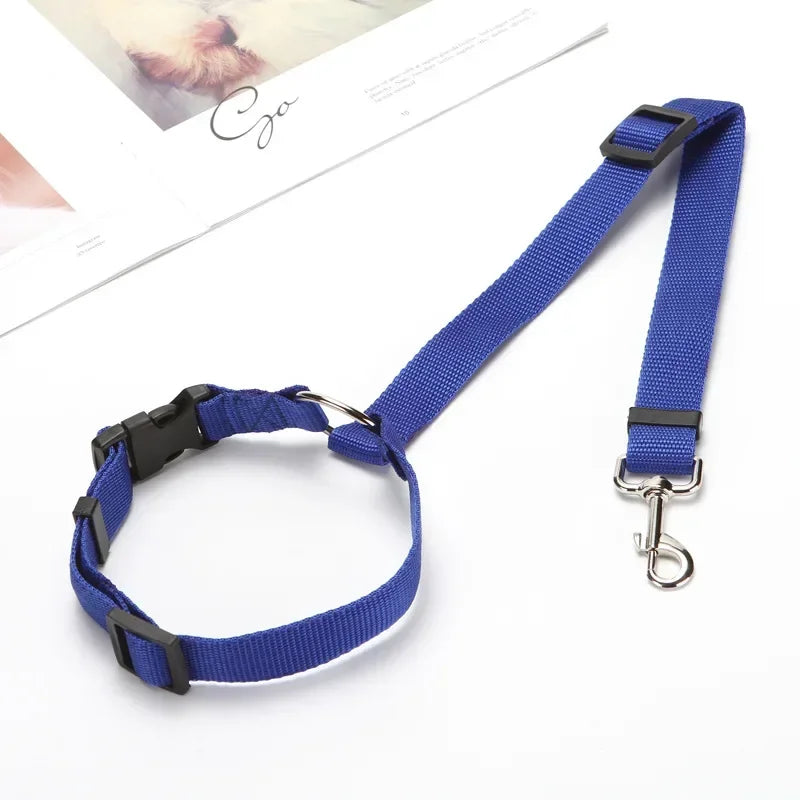 Adjustable Dog Seat Belt Harness – Secure & Comfortable Travel!