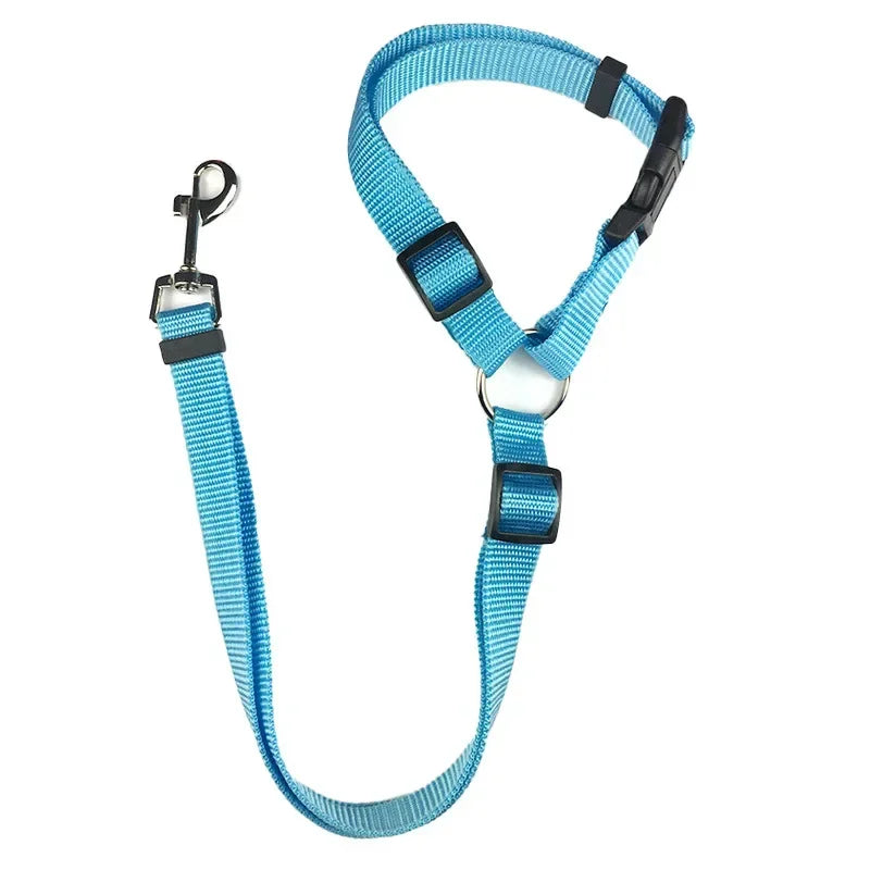 Adjustable Dog Seat Belt Harness – Secure & Comfortable Travel!