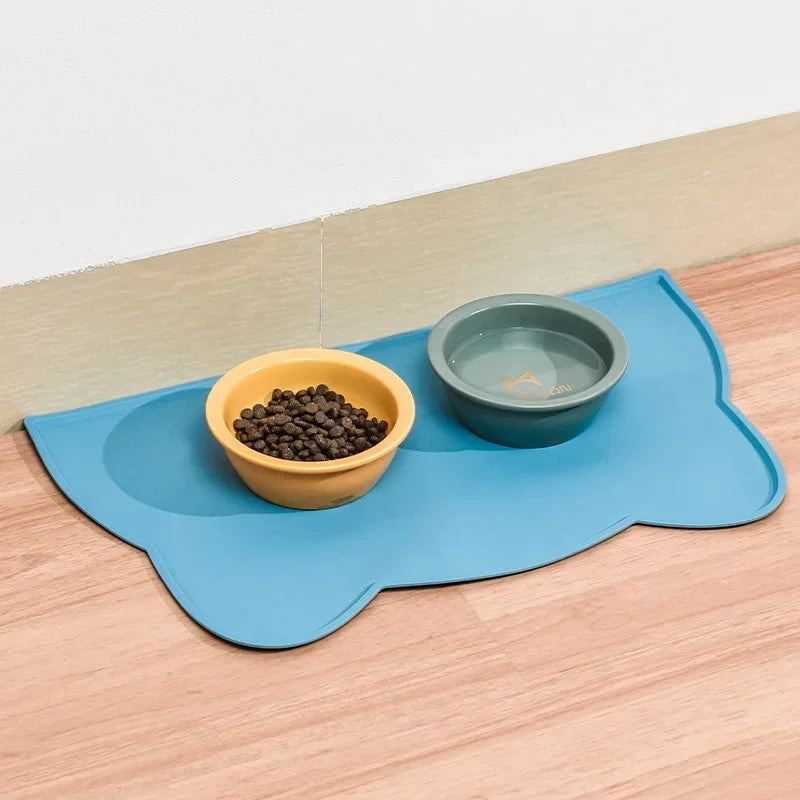 Hygienic & Non-Slip Pet Feeding Mat for Clean Floors!