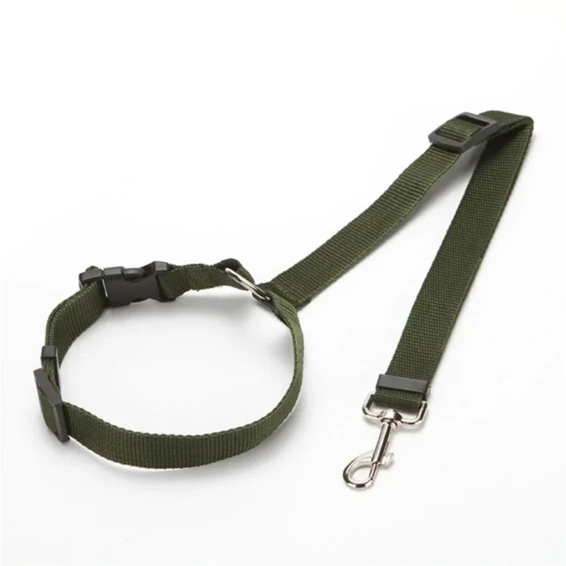 Adjustable Dog Seat Belt Harness – Secure & Comfortable Travel!