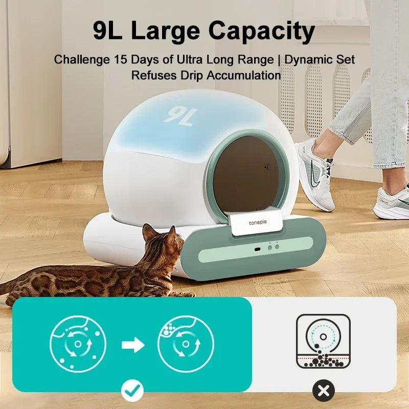 Revolutionary Smart Cat Litter Box – Self-Cleaning & App-Controlled!