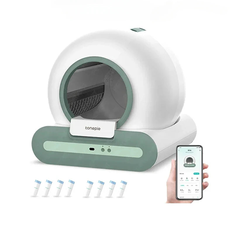 Revolutionary Smart Cat Litter Box – Self-Cleaning & App-Controlled!