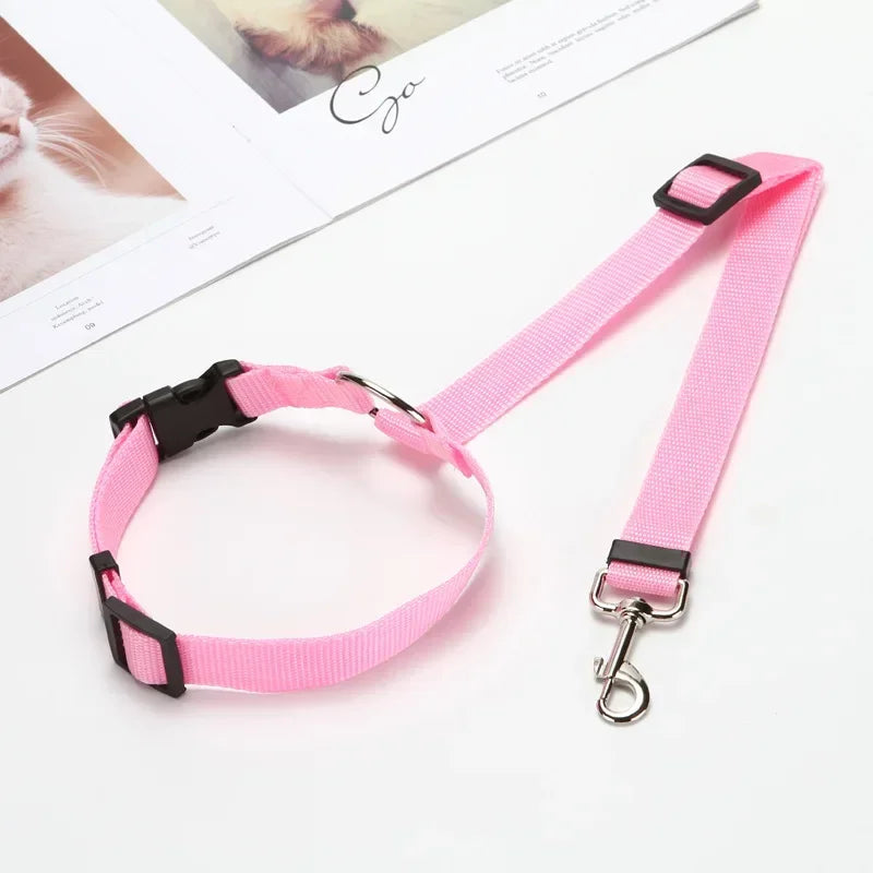Adjustable Dog Seat Belt Harness – Secure & Comfortable Travel!