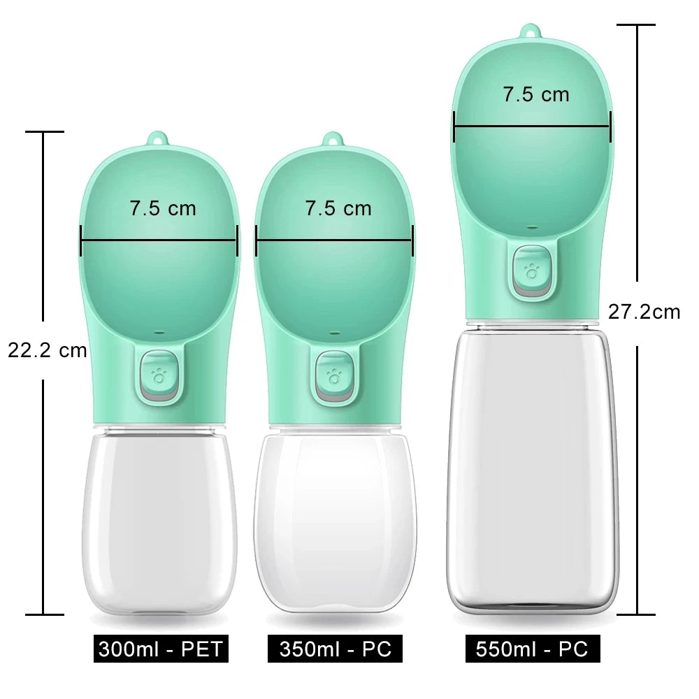 Portable Leak-Proof Pet Water Bottle – Travel-Friendly & Stylish
