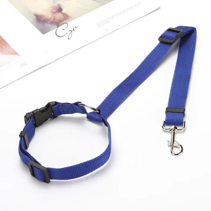 Adjustable Dog Seat Belt Harness – Secure & Comfortable Travel!
