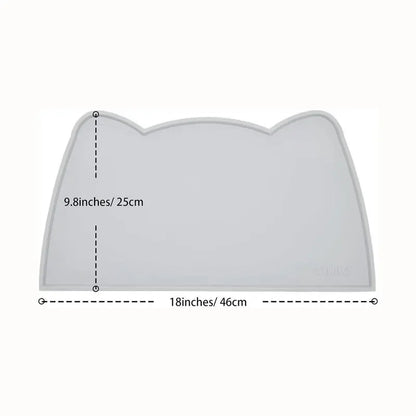 Hygienic & Non-Slip Pet Feeding Mat for Clean Floors!