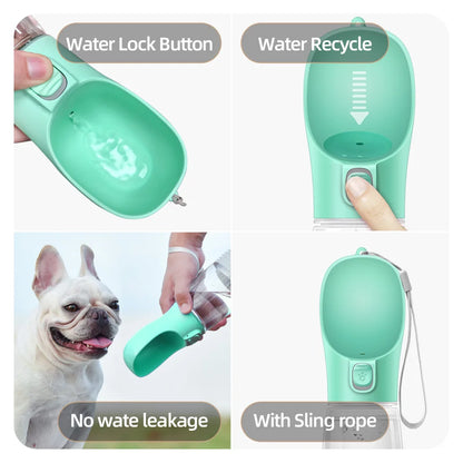 Portable Leak-Proof Pet Water Bottle – Travel-Friendly & Stylish