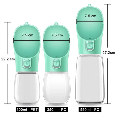 Portable Leak-Proof Pet Water Bottle – Travel-Friendly & Stylish